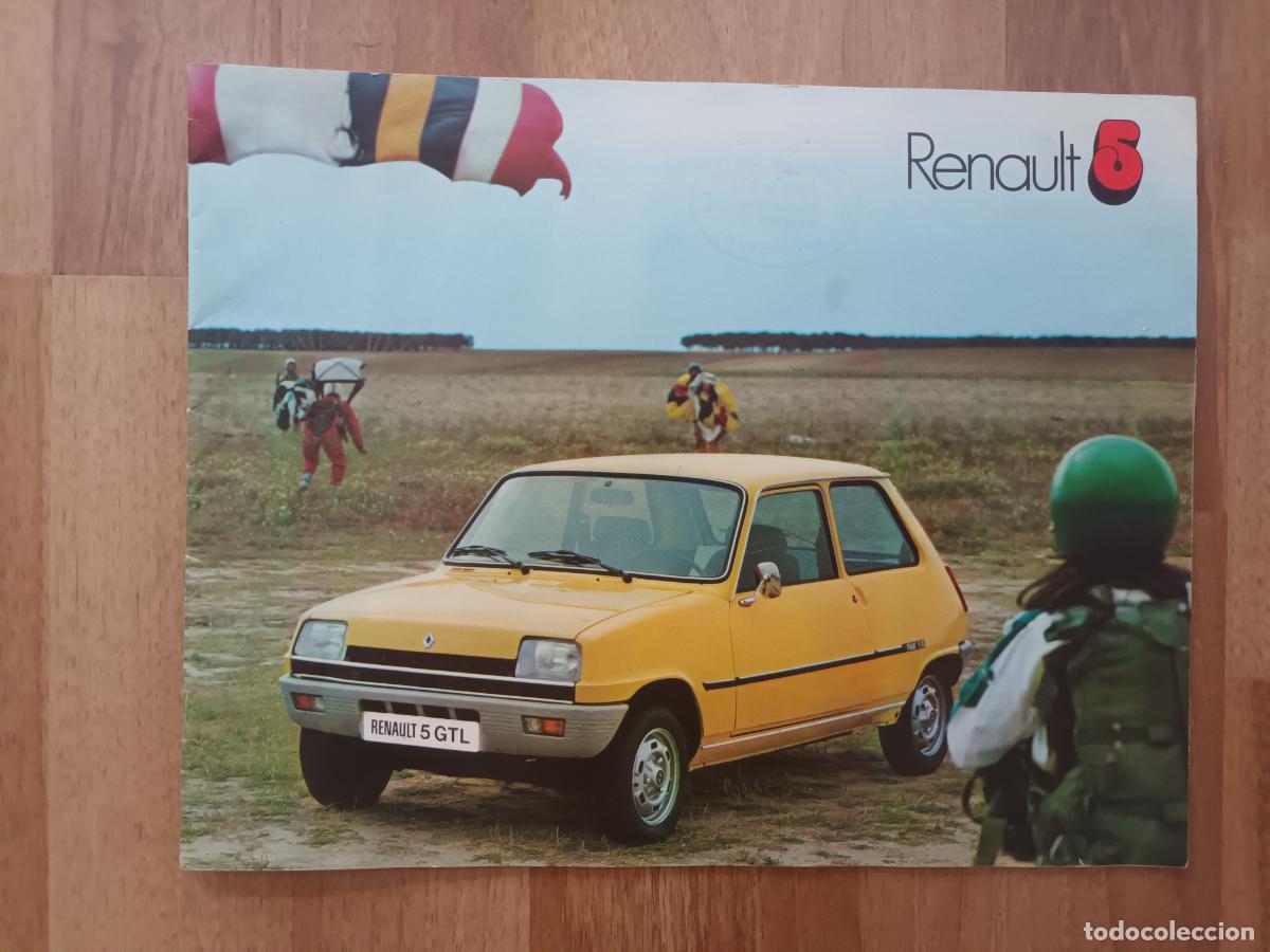 Coches y motocicletas: CAT&Aacute;LOGO COCHE RENAULT 5 TL GTL TS . A&Ntilde;O 1977. FASA.