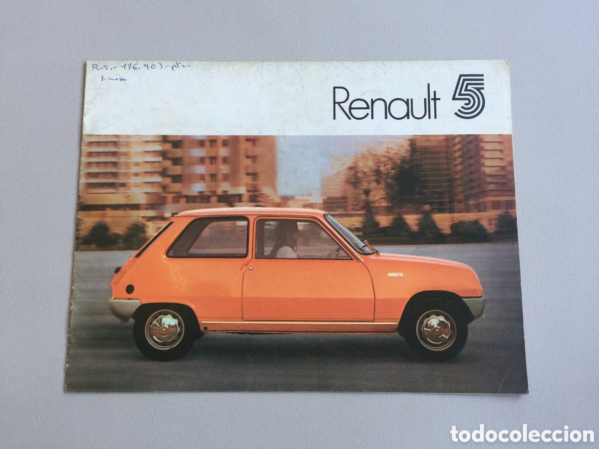 Coches y motocicletas: Renault 5 Catalogo Original Espa&ntilde;a 1973