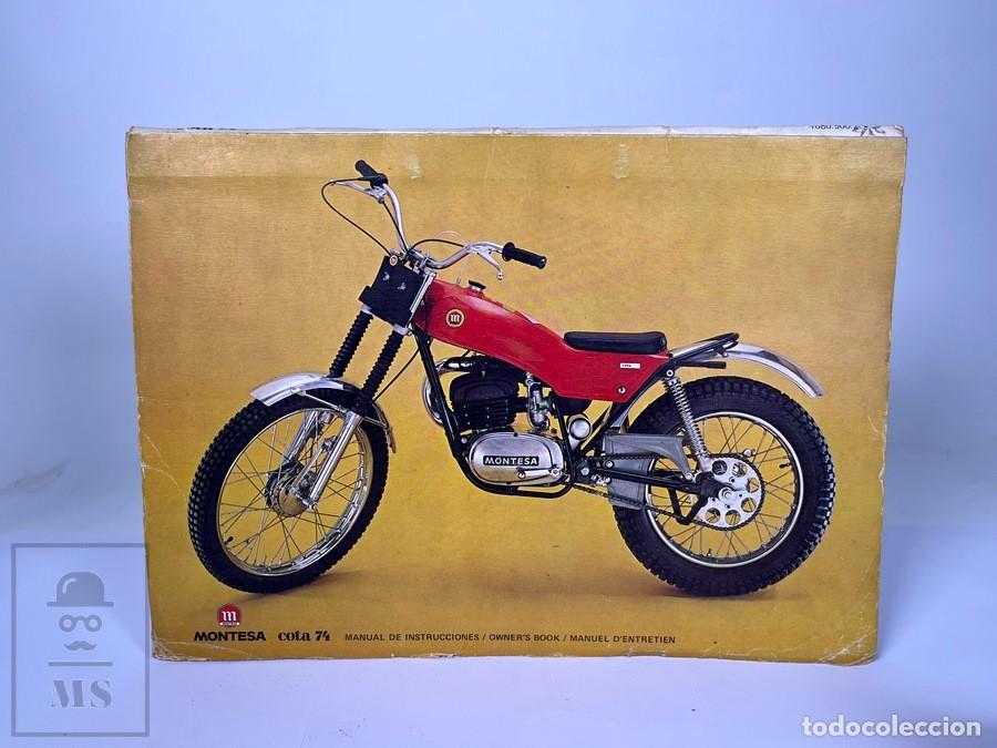 Coches y motocicletas: Antiguo Manual de Instrucciones - Montesa Cota 74 - Permanyer S.A Barcelona
