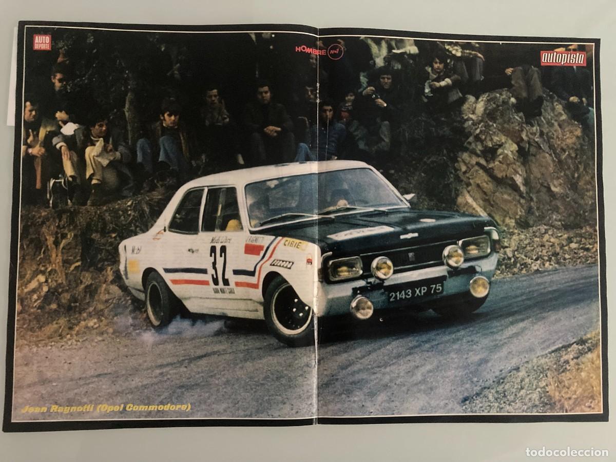 Coches y motocicletas: POSTER, AUTOPISTA, OPEL COMODORE GS Gr.4, JEAN RAGNOTTI, 9&ordm; CRITERIUM CEVENNES 1971
