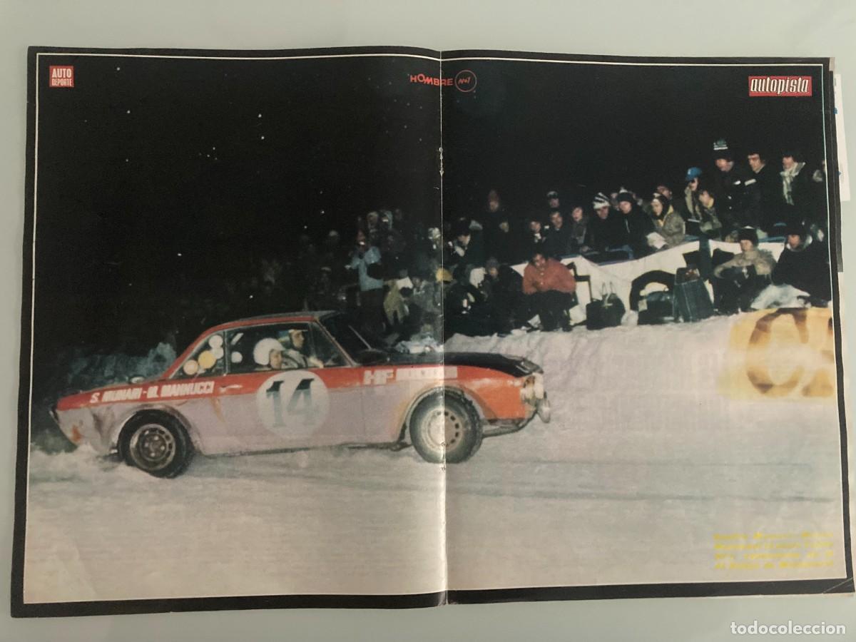 Coches y motocicletas: POSTER, AUTOPISTA, LANCIA FULVIA 1.6 COUPE HF , Gr4 N&ordm;14, SANDRO MUNARI, 1&ordm; RALLYE MONTECARLO 1972