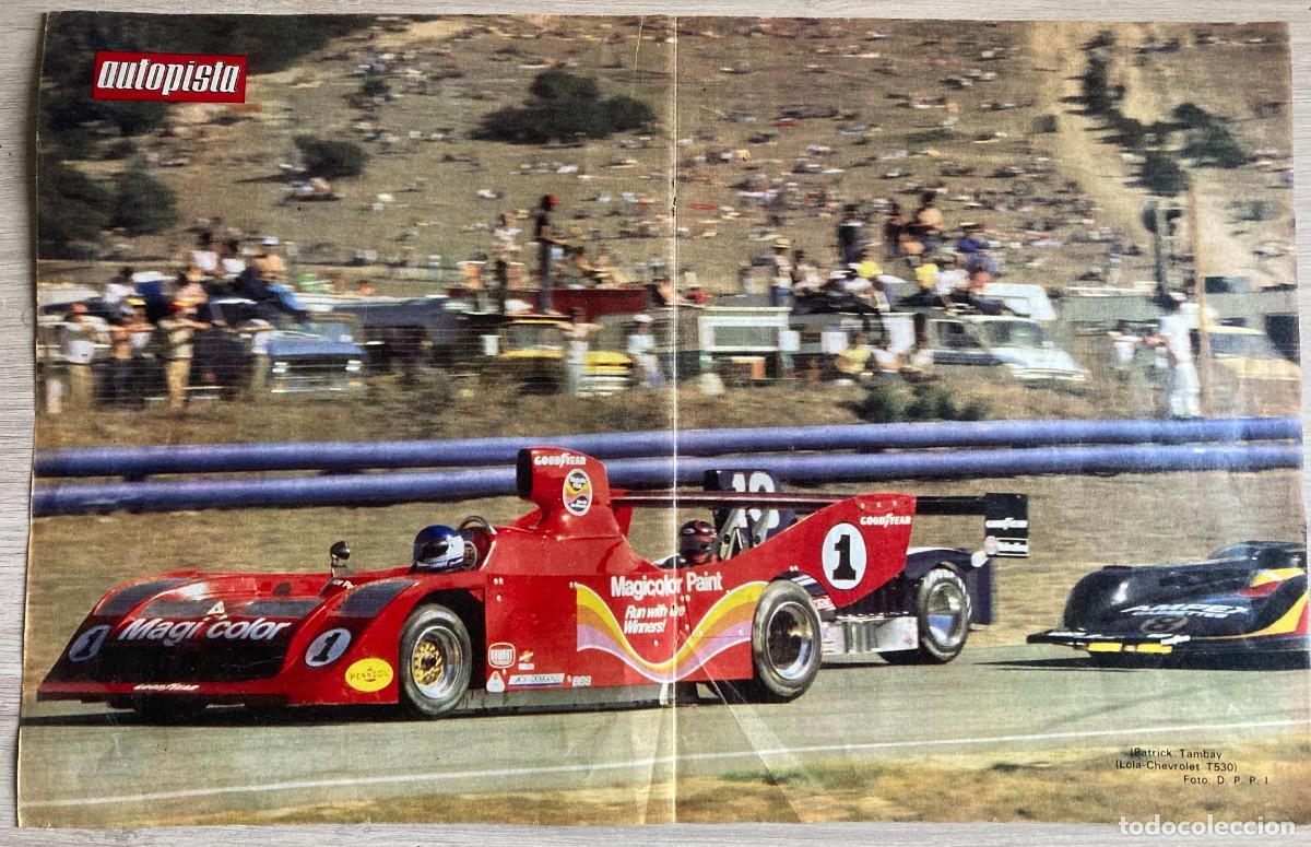 Coches y motocicletas: POSTER, AUTOPISTA, LOLA CHEVROLET T530, N&ordm;1, PATRICK TAMBAY, CAMPE&Oacute;N CAN-AM 1980