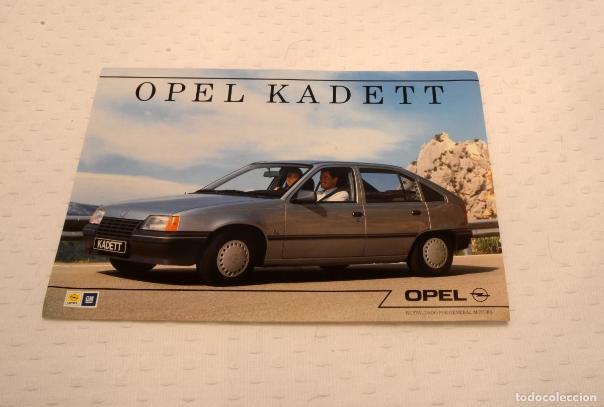 Coches y motocicletas: L&aacute;mina publicitaria original Opel Kadett (de la generaci&oacute;n Kadett E)