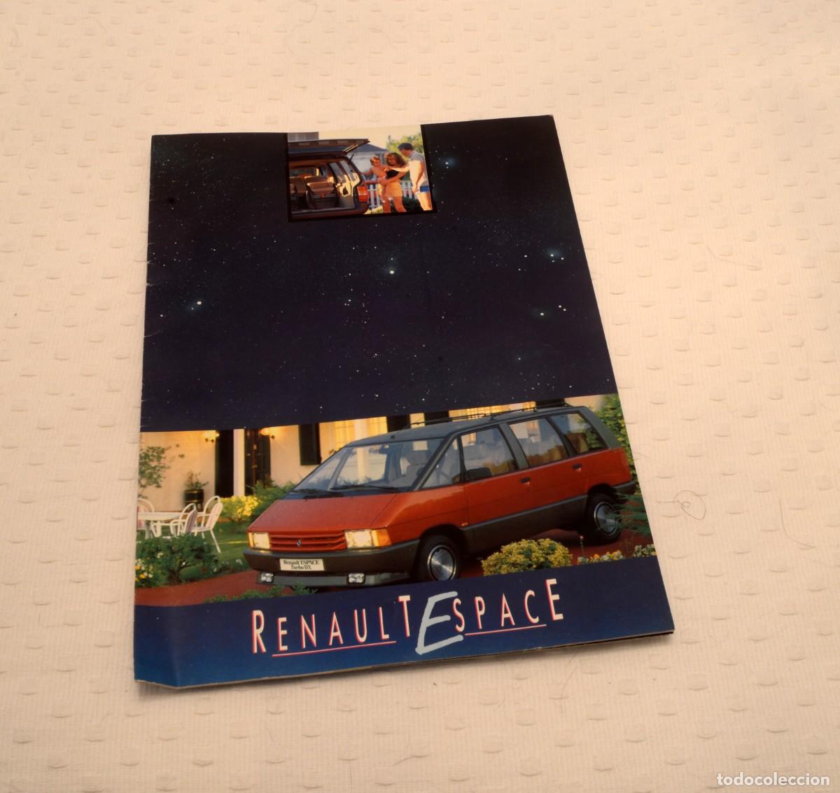 Coches y motocicletas: Cat&aacute;logo original Renault Espace, a&ntilde;os 80