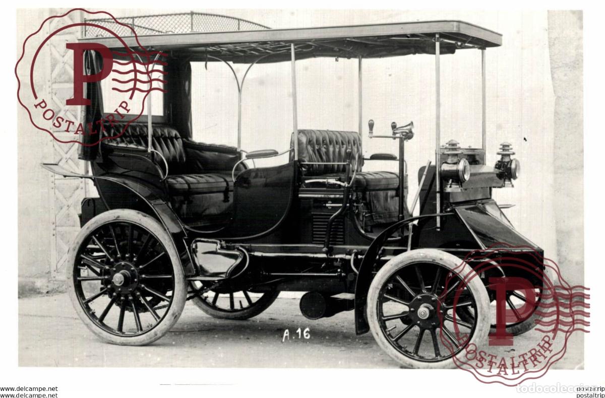 Voitures et Motocyclettes: PEUGEOT 1899-1900 TYPE 29 BREAK &Agrave; DAIS 12*18CM USA MOTOR CARS COCHES PEUGEOT Bryan Goodman Collecti