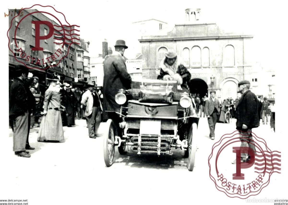 Coches y motocicletas: PEUGEOT 1900 OF C. FRISWELL AT MARLBOROUGH 12.5*18CM USA MOTOR CARS COCHES PEUGEOT Bryan Goodman Col