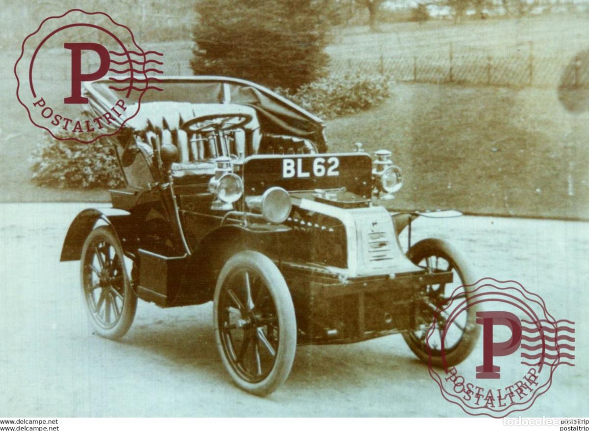 Voitures et Motocyclettes: PEUGEOT BL62 AT COMBE PARK 13.5*18CM USA MOTOR CARS COCHES PEUGEOT Bryan Goodman Collection