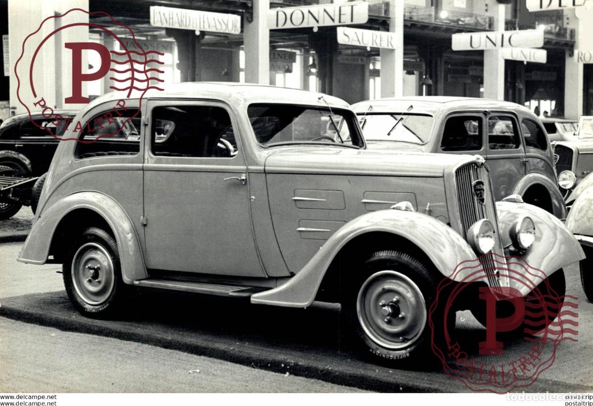 Coches y motocicletas: PEUGEOT 1934 14.5*20.5CM USA MOTOR CARS COCHES PEUGEOT Bryan Goodman Collection