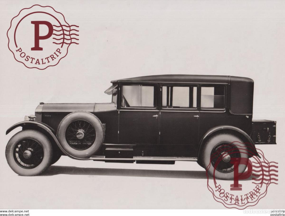 Voitures et Motocyclettes: PEUGEOT BONNET COUVRES SUGGEST MODEL 156 1920-1923 6CYL 28*21CM The Bryan Goodman Collection