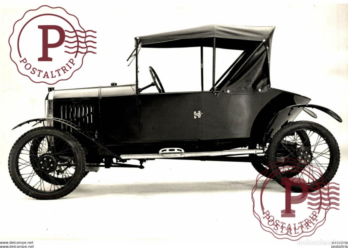 Coches y motocicletas: PEUGEOT 1921 4CV QUADRILETTE 18.5*13CM USA MOTOR CARS COCHES PEUGEOT Bryan Goodman Collection