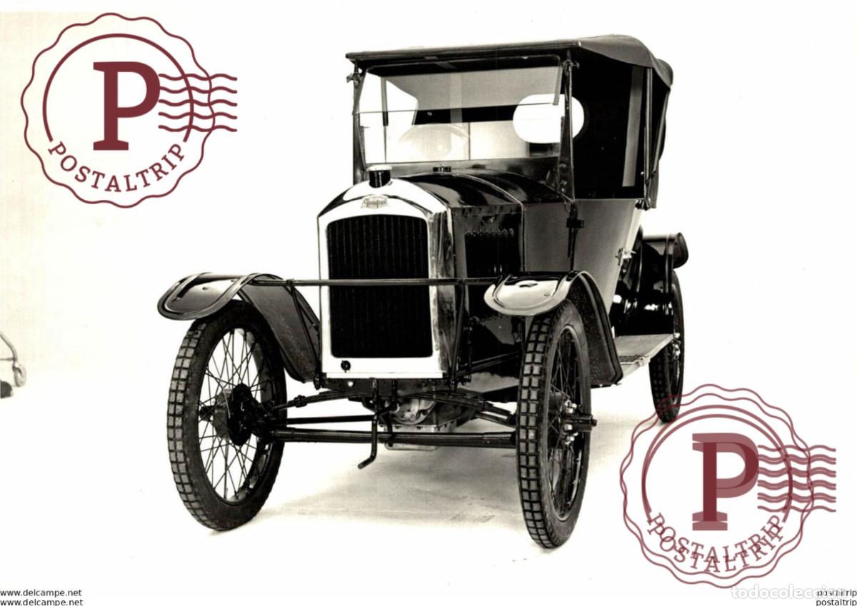 Coches y motocicletas: PEUGEOT 1921 4CV QUADRILETTE 18.5*13CM USA MOTOR CARS COCHES PEUGEOT Bryan Goodman Collection