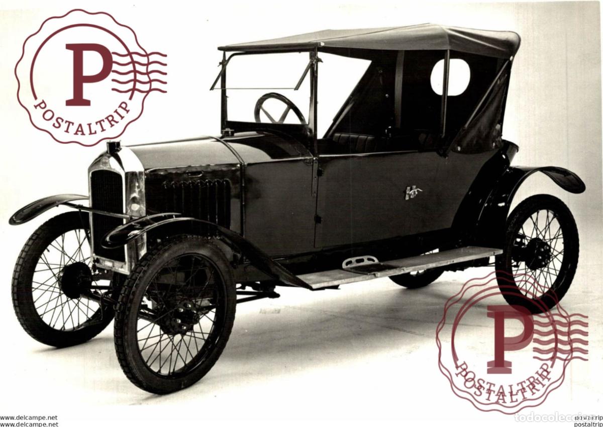 Coches y motocicletas: PEUGEOT 1921 4CV QUADRILETTE 18.5*13CM USA MOTOR CARS COCHES PEUGEOT Bryan Goodman Collection