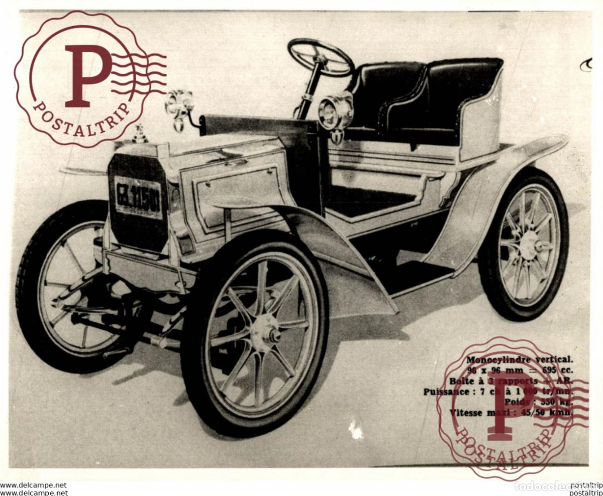 Coches y motocicletas: PEUGEOT 1903-1905 MONOCYLINDRE VERTICAL 695CC 24*18CM USA MOTOR CARS COCHES PEUGEOT Bryan Goodman