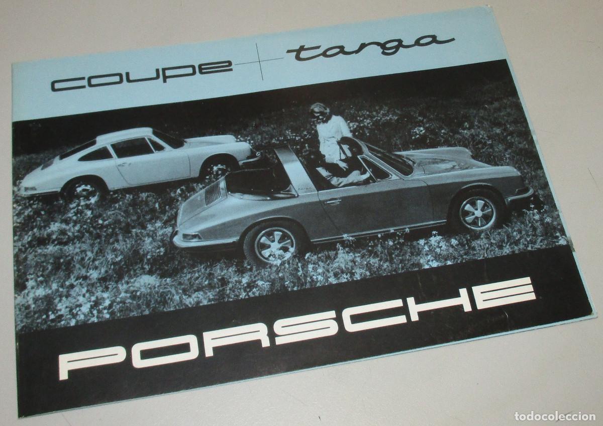 Coches y motocicletas: Cat&aacute;logo, publicidad, folleto publicitario PORSCHE 911, 912, COUP&Eacute;, TARGA, 1968