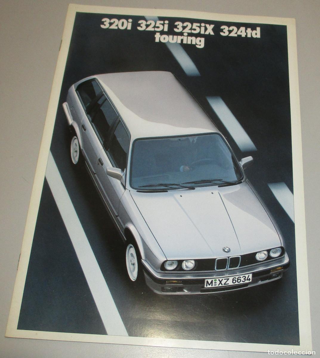 Coches y motocicletas: Cat&aacute;logo, publicidad, folleto publicitario, BMW 320i, 325i, 325ix, 324td, touring, 1988