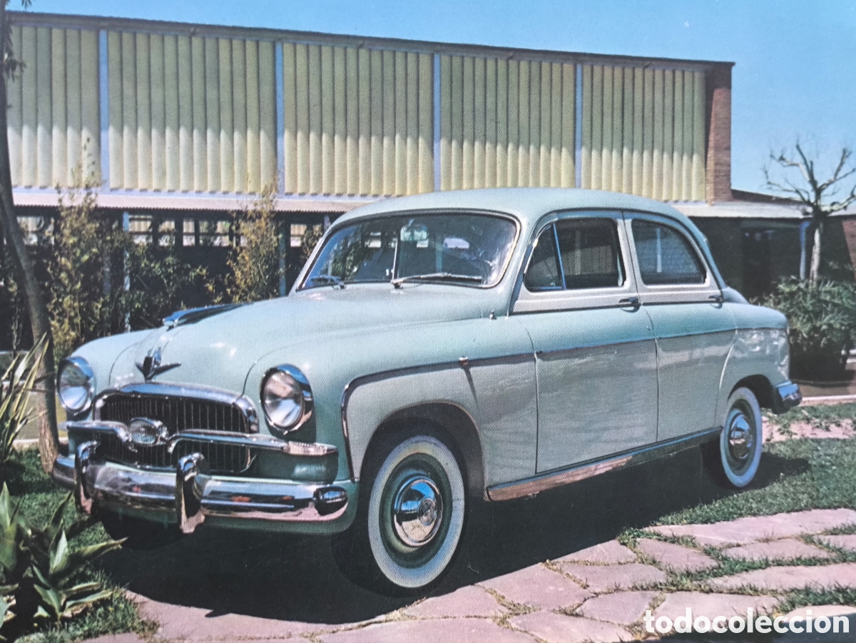 Coches y motocicletas: SEAT 1400 SOCIEDAD ESPA&Ntilde;OLA AUTOM&Oacute;VILES Y TURISMO FELICITACI&Oacute;N NAVIDE&Ntilde;A 1957