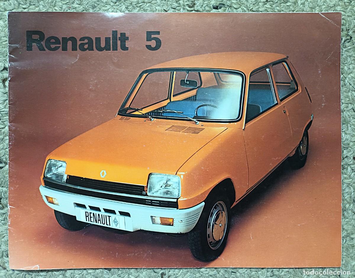 Coches y motocicletas: CAT&Aacute;LOGO RENAULT 5.ORIGINAL A&Ntilde;O 1972