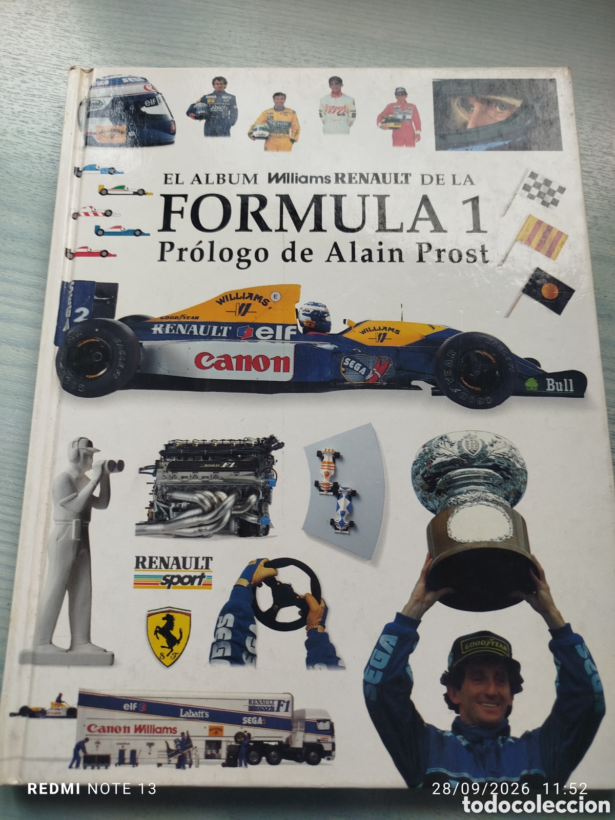 Coches y motocicletas: El &aacute;lbum formula 1 Williams Renault