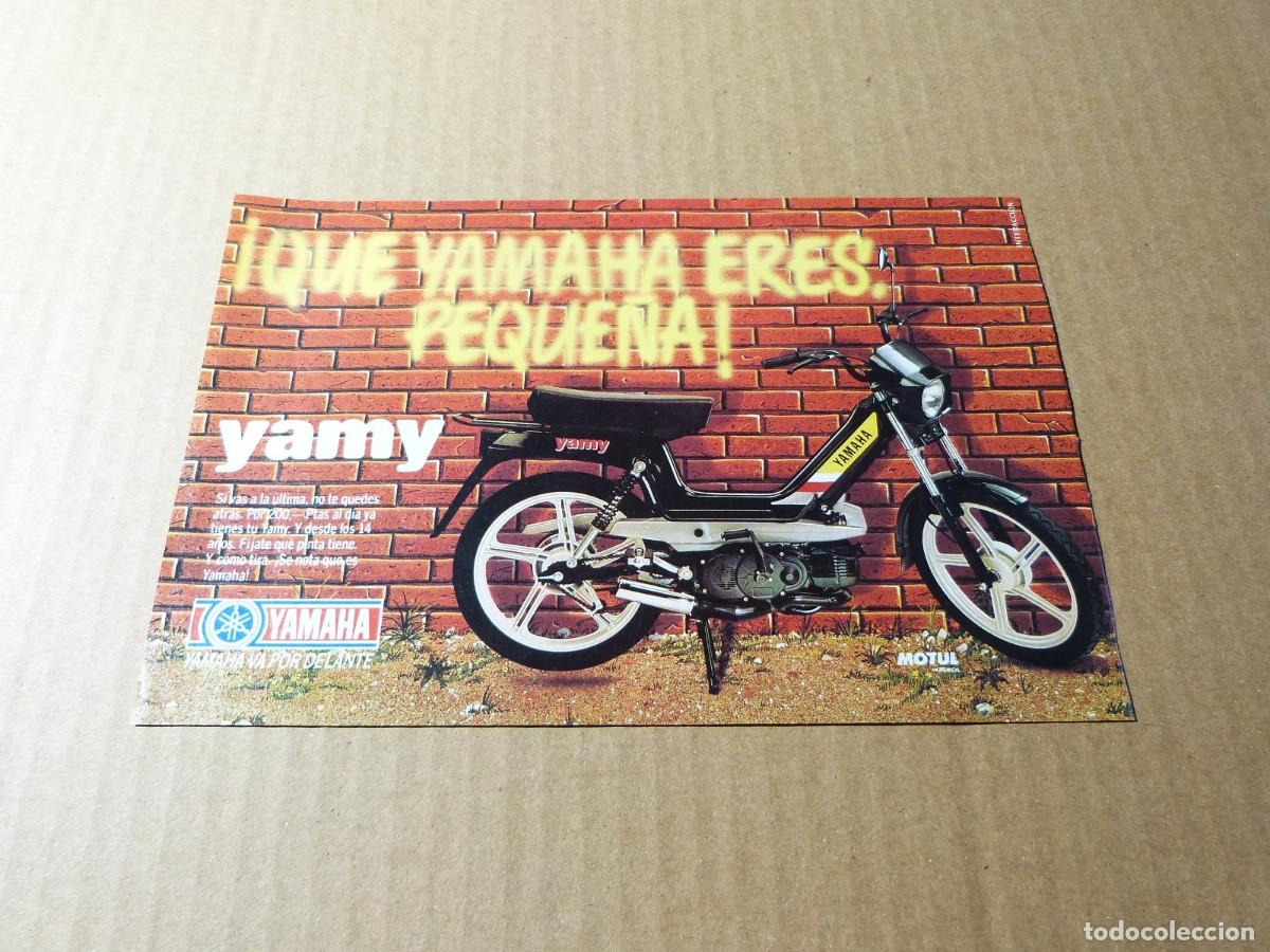 Coches y motocicletas: Anuncio Yamaha Yamy que yamaha eres peque&ntilde;a - Publicidad de los a&ntilde;os 80
