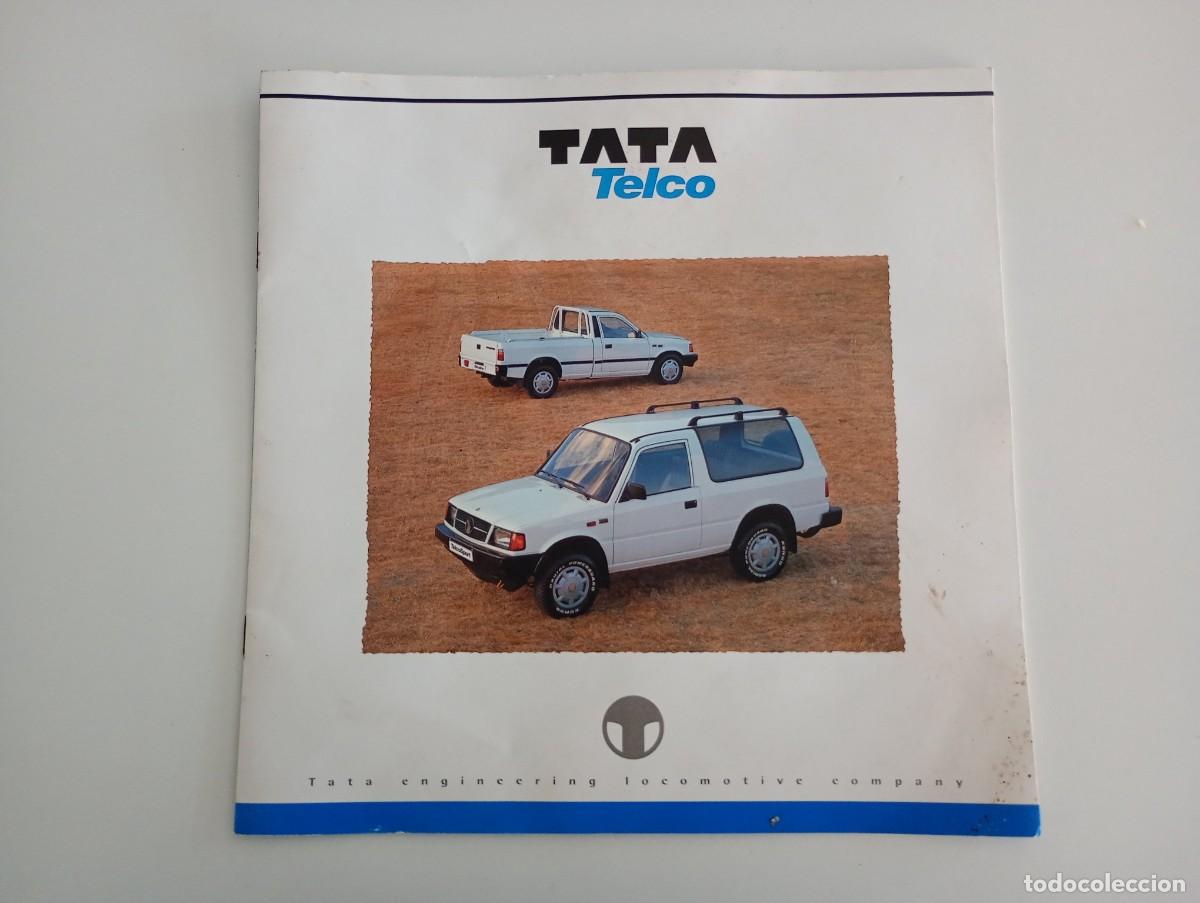 Coches y motocicletas: Catalogo Tata Telco TelcoSport TelcoLine del 1994 publicidad