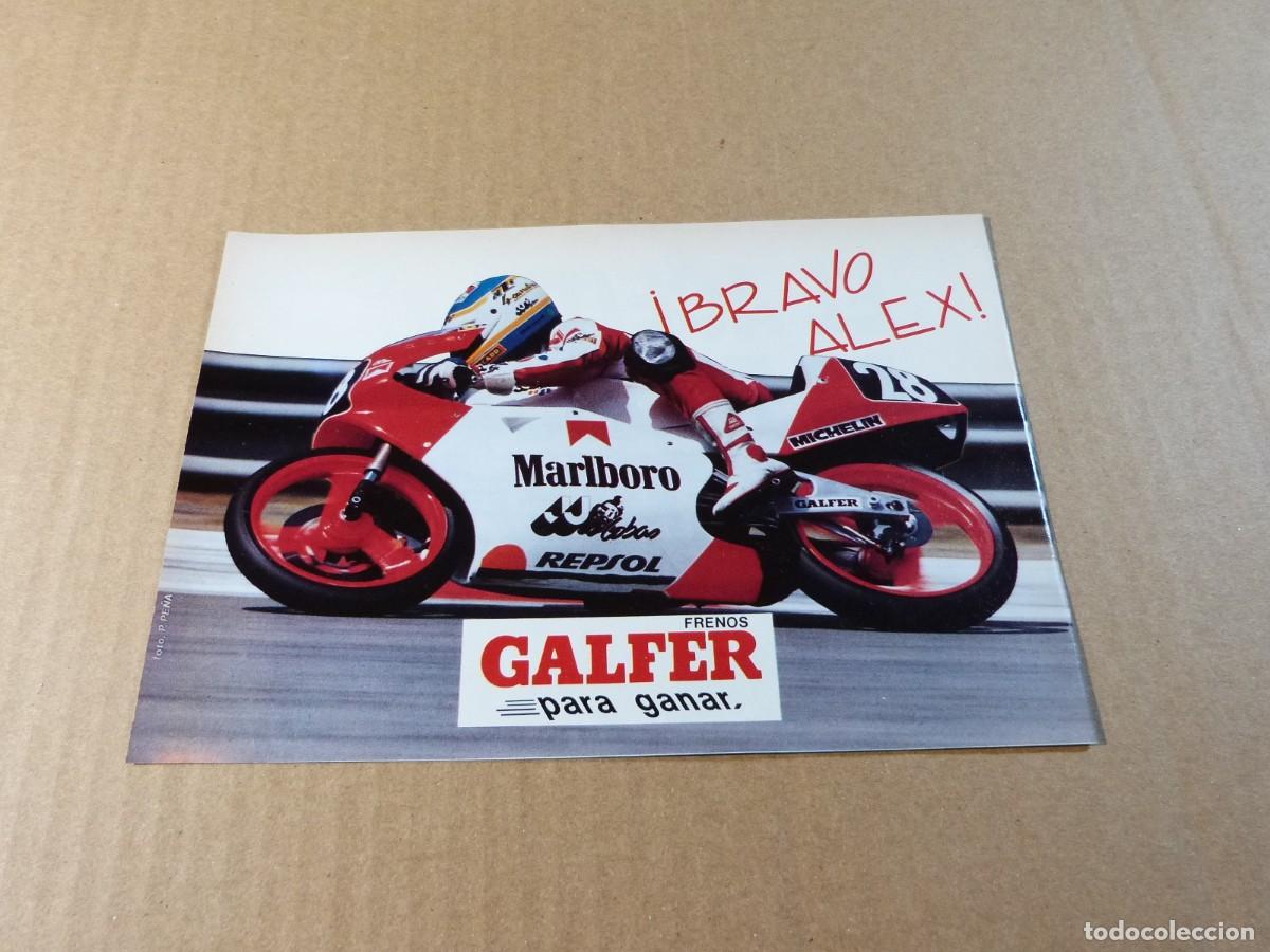 Coches y motocicletas: Anuncio pastillas de frenos GALFER - Publicidad de los a&ntilde;os 80