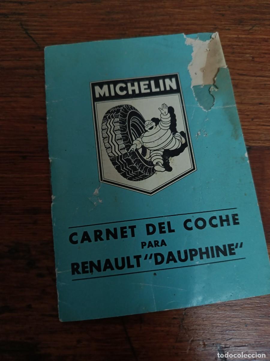 Coches y motocicletas: CARNET DE COCHE MICHELIN PARA RENAULT DAUPHINE 1960 1961