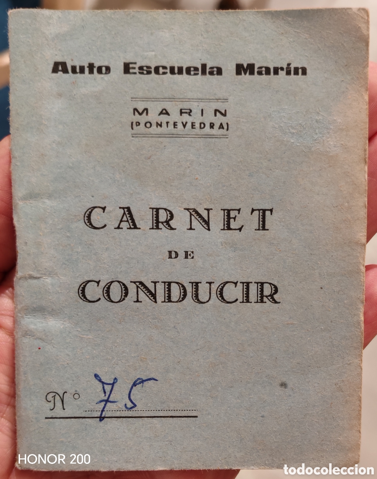 Coches y motocicletas: Autoescuela Mar&iacute;n - Libreta de Cupones de Pr&aacute;cticas - Pontevedra A&ntilde;os 60