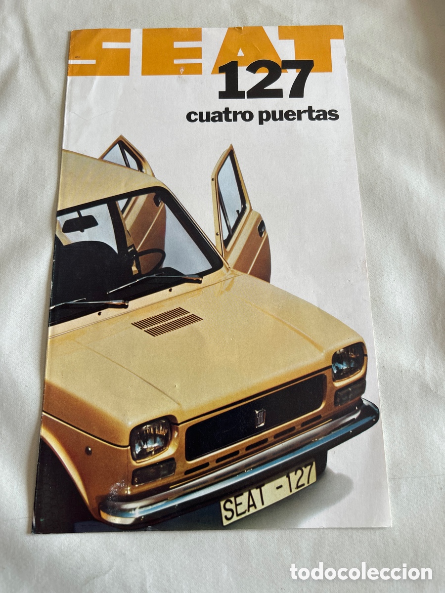 Coches y motocicletas: Catalago de publicidad Seat 127. 1973
