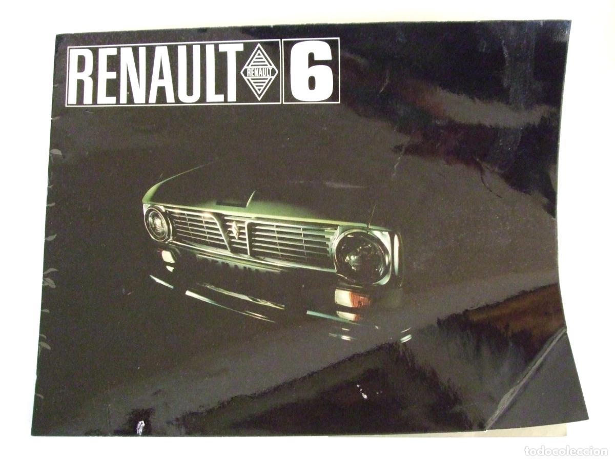 Coches y motocicletas: RENAULT 6 FOLLETO PUBLICITARIO 1969 R6 R-6 SEIS COCHE CATALOGO COMERCIAL PUBLICIDAD FASA