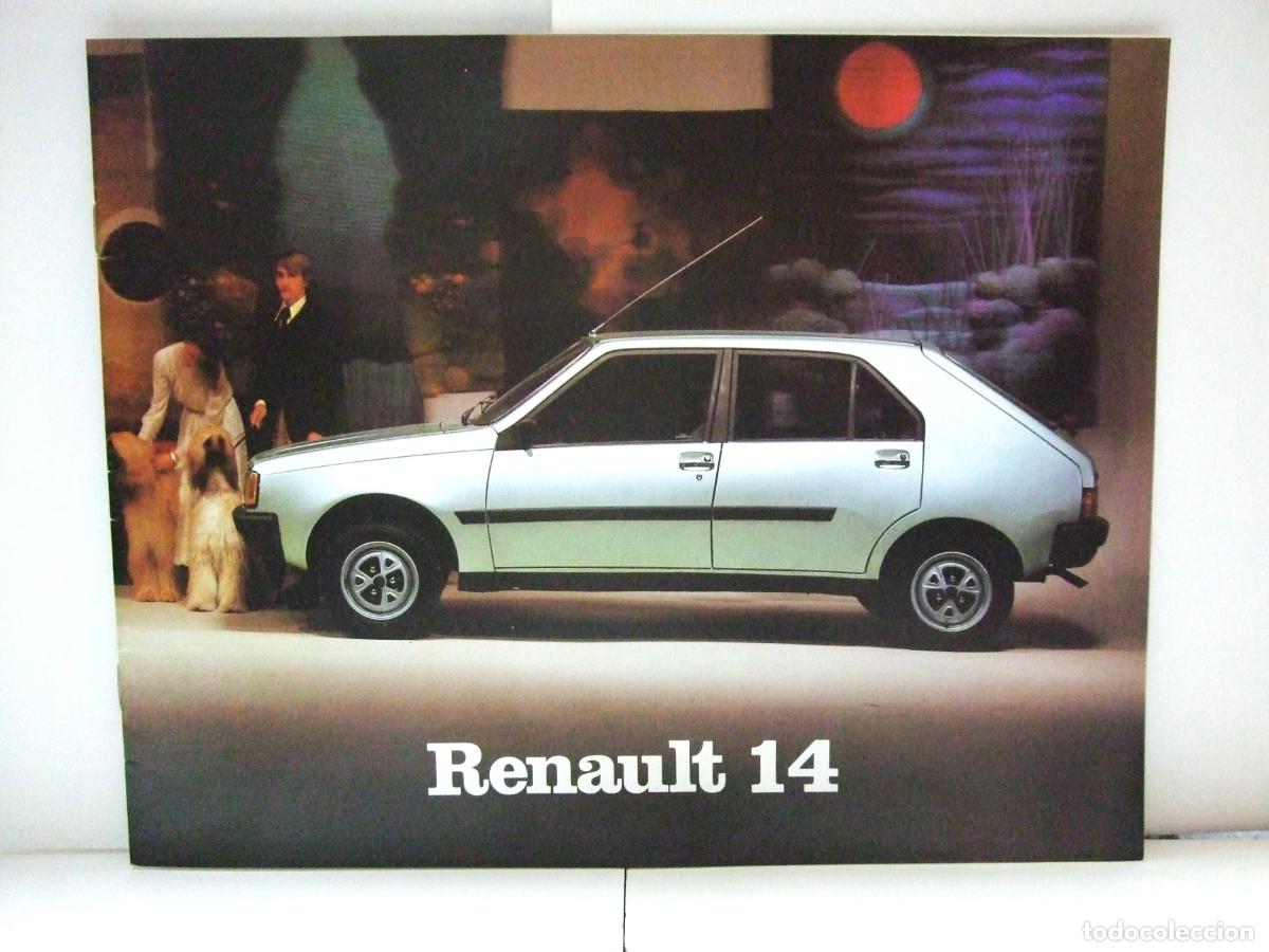 Coches y motocicletas: RENAULT 14 GTS GTL FOLLETO PUBLICITARIO 1979 R14 R-14 COCHE CATALOGO PROMOCIONAL PUBLICIDAD FASA