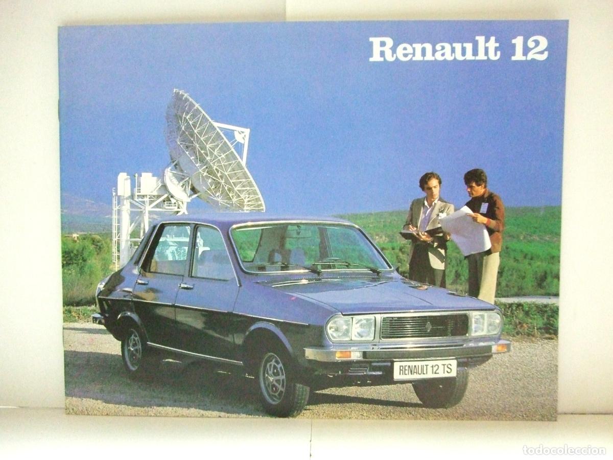 Coches y motocicletas: RENAULT 12 TS TL FOLLETO PUBLICITARIO 1979 R12 R-12 COCHE CATALOGO PROMOCIONAL PUBLICIDAD FASA