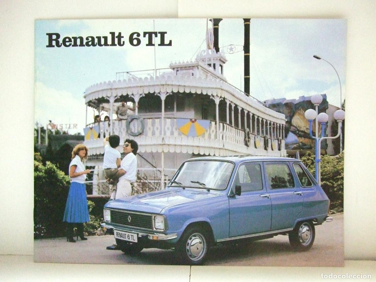 Coches y motocicletas: RENAULT 6 TL FOLLETO PUBLICITARIO 1979 R6 R-6 COCHE CATALOGO PROMOCIONAL PUBLICIDAD FASA 6TL SEIS