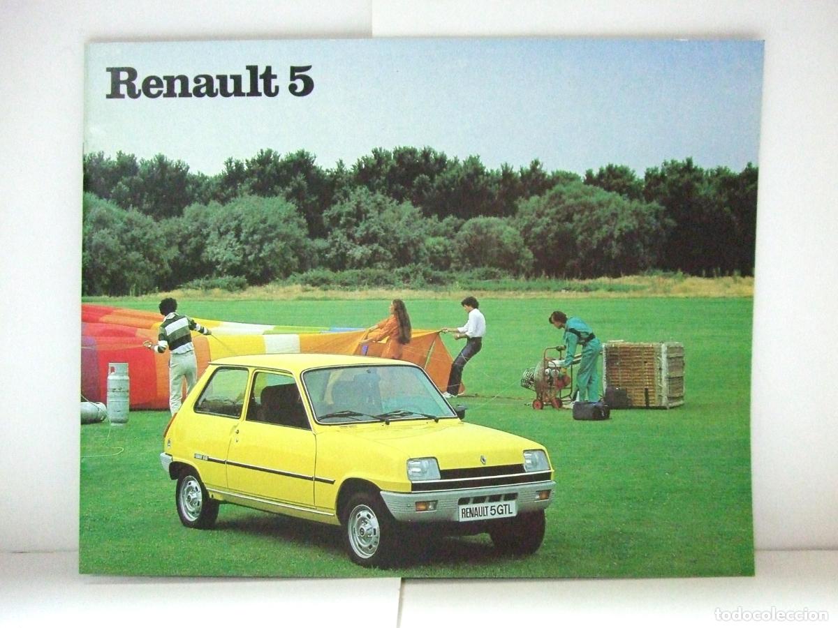 Coches y motocicletas: RENAULT 5 TL GTL TS FOLLETO PUBLICITARIO 1979 R5 R-5 COCHE CATALOGO PROMOCIONAL PUBLICIDAD FASA