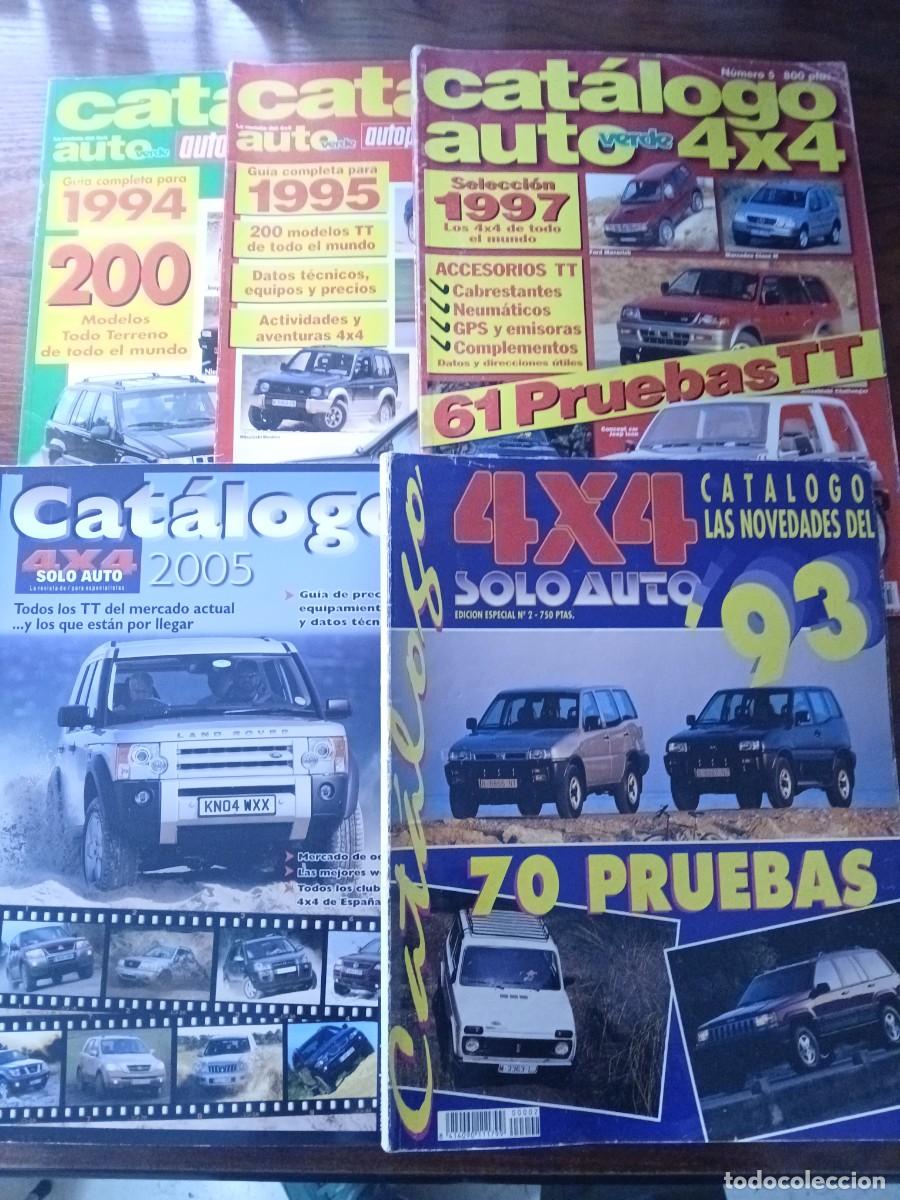 Coches y motocicletas: 5 revistas CATALOGOS 4 x 4