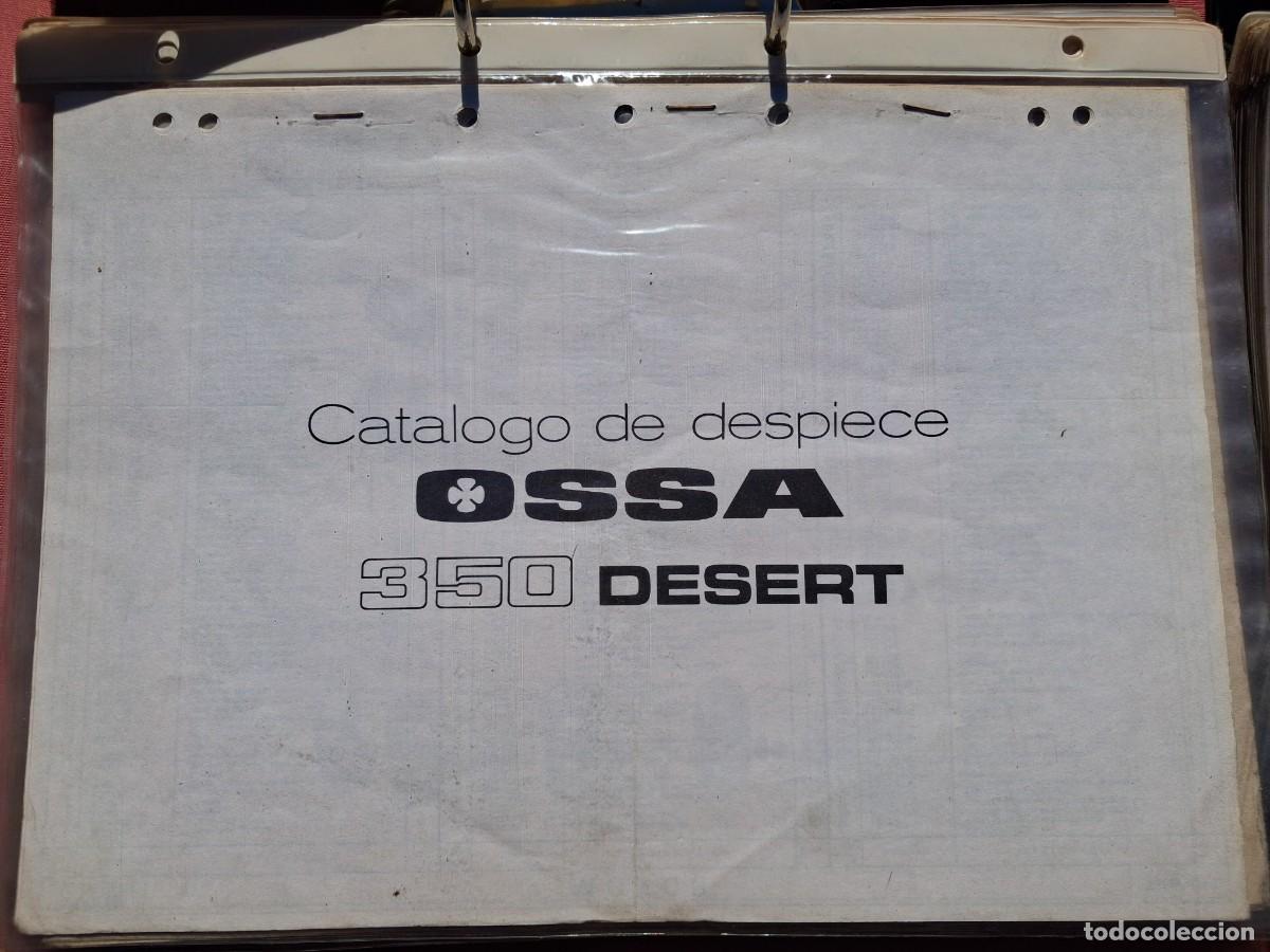 Coches y motocicletas: Ossa 350 Desert catalogo de despiece