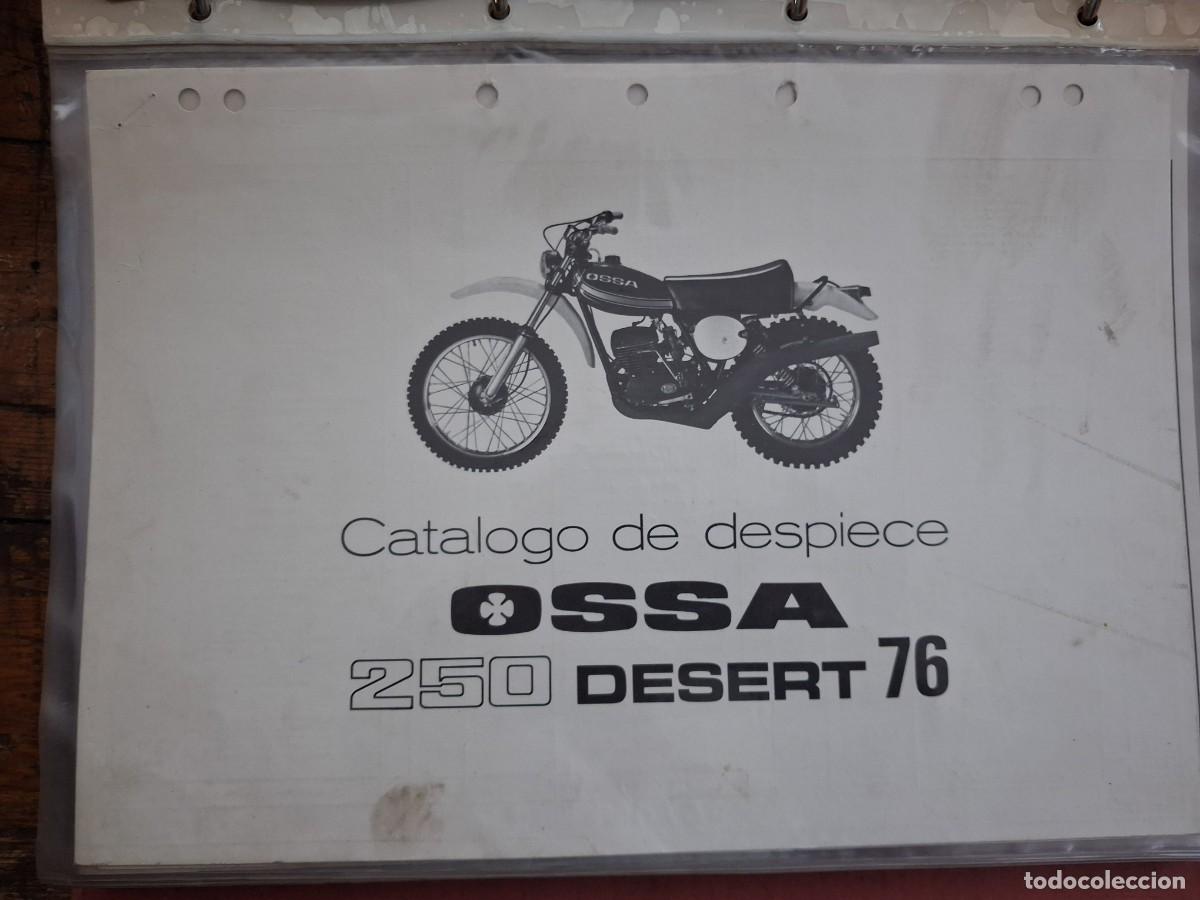 Coches y motocicletas: Ossa 250 Desert 76 catalogo de despiece