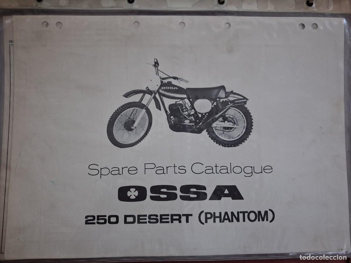 Coches y motocicletas: Ossa 250 Desert (Phantom) catalogo de despiece