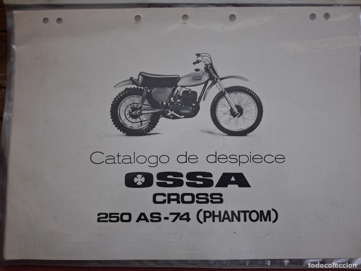 Coches y motocicletas: Ossa cross 250 AS-74 (Phantom) catalogo de despiece