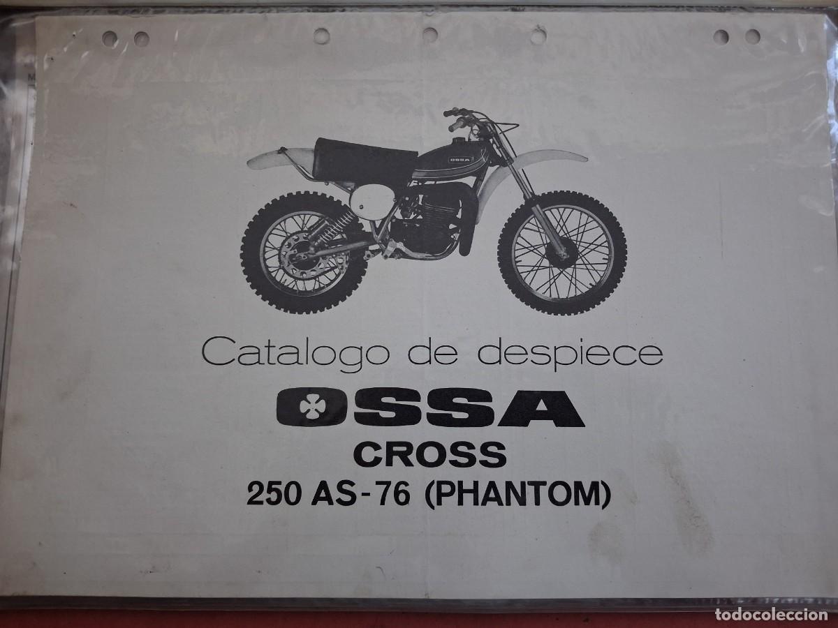 Coches y motocicletas: Ossa cross 250 AS-76(Phantom) catalogo de despiece