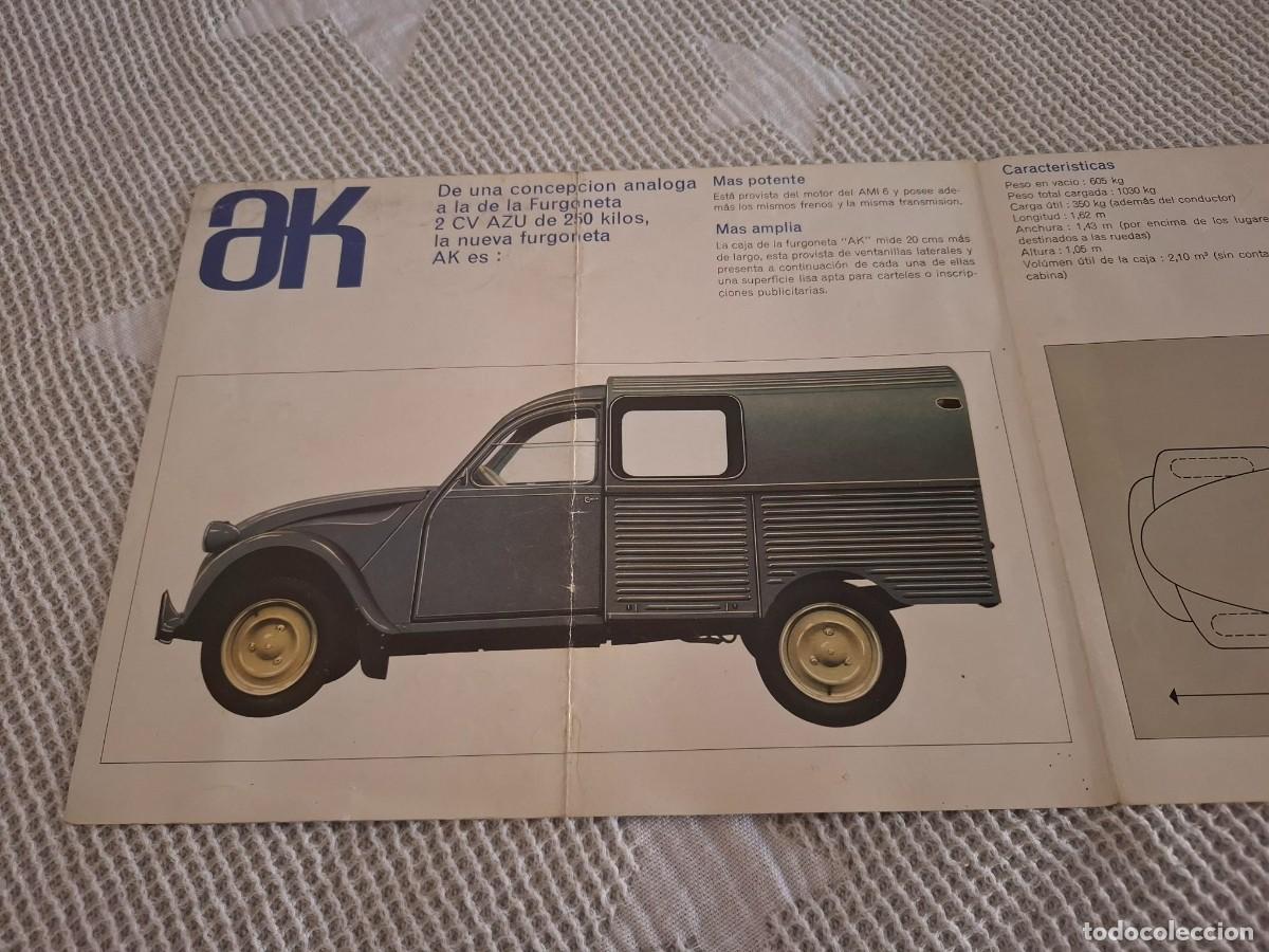 Coches y motocicletas: Cat&aacute;logo Original de la Furgoneta Citroen AK de los a&ntilde;os 1960