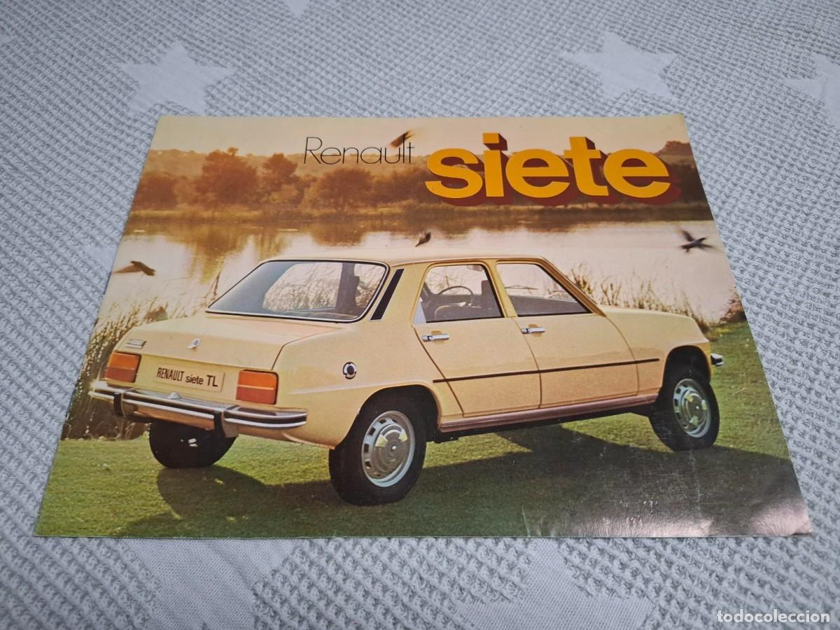 Coches y motocicletas: Cat&aacute;logo Original del Renault 7 del a&ntilde;o 1975