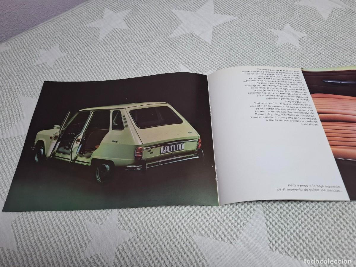 Coches y motocicletas: Cat&aacute;logo Original del Renault 6 del a&ntilde;o 1969