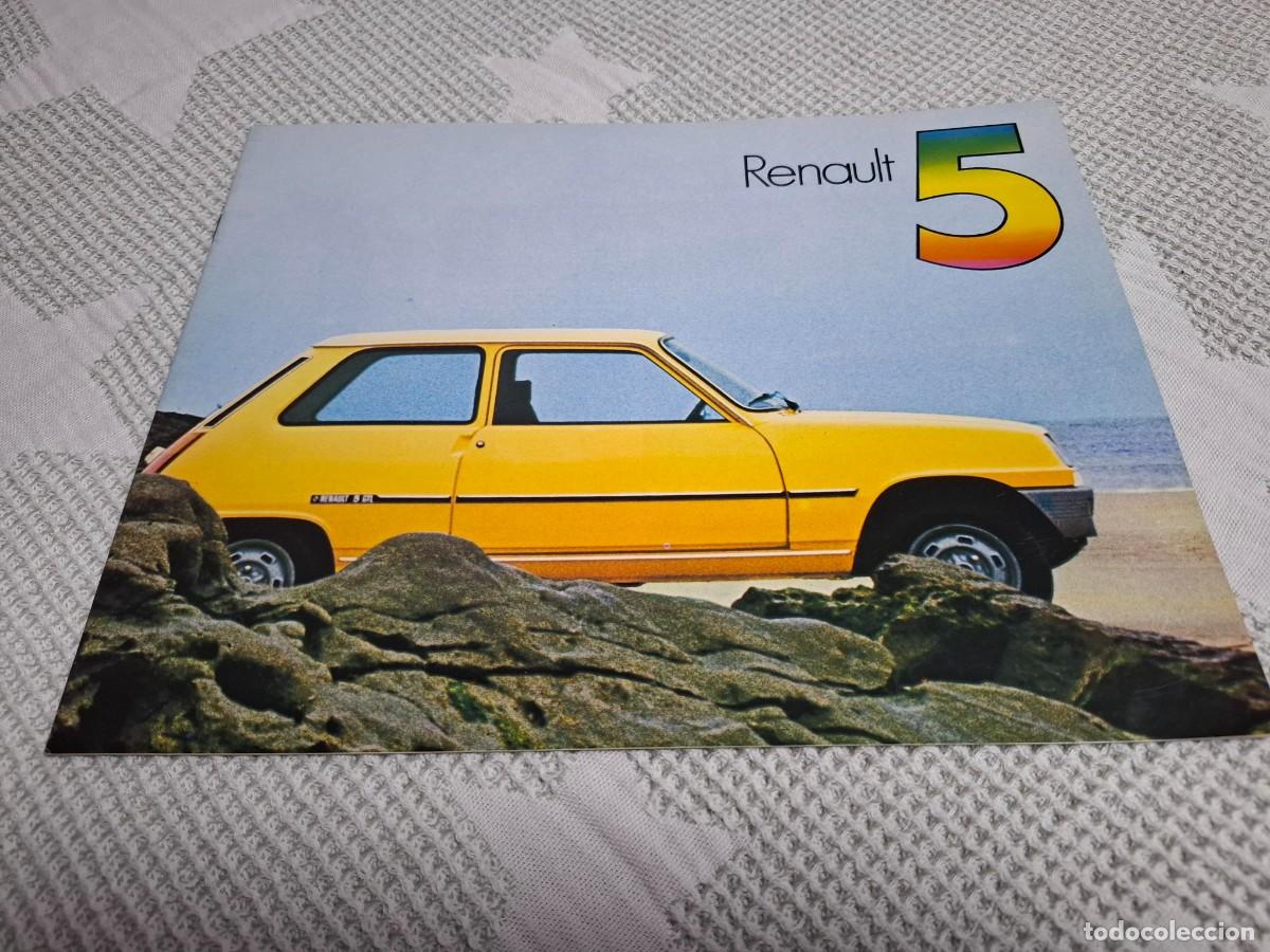 Coches y motocicletas: Cat&aacute;logo Original del Renault 5 TL y GTL del a&ntilde;o 1976