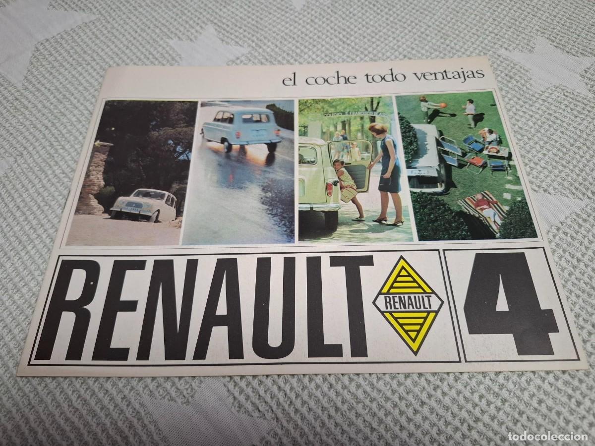 Coches y motocicletas: Cat&aacute;logo Original del Renault 4 Super del a&ntilde;o 1965