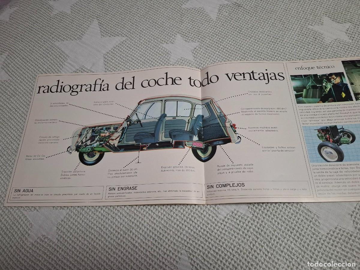 Coches y motocicletas: Cat&aacute;logo Original del Renault 4 Super del a&ntilde;o 1965