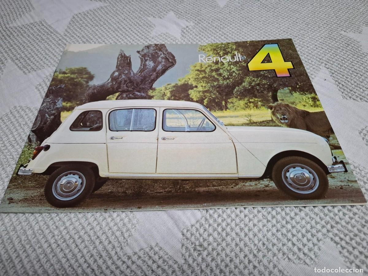Coches y motocicletas: Cat&aacute;logo Original del Renault 4 del a&ntilde;o 1976
