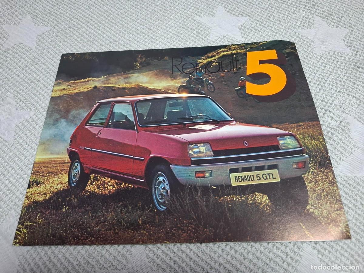 Coches y motocicletas: Cat&aacute;logo Original del Renault 5 TL y TS del a&ntilde;o 1975