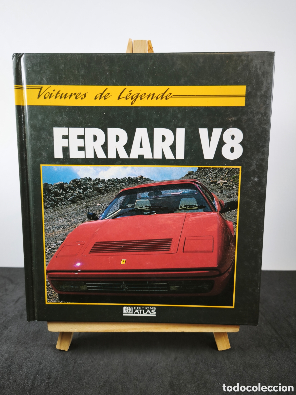 Coches y motocicletas: Libro Voitures de Legende Ferrari V8 en franc&eacute;s
