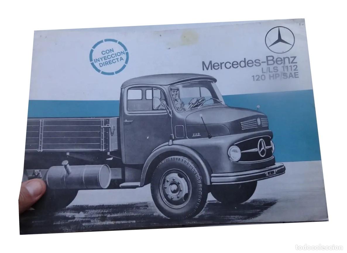 Coches y motocicletas: Mercedes-Benz L/LS 1112 &ndash; Folleto publicitario original &ndash; Cami&oacute;n 120 HP &ndash; 1969 LM