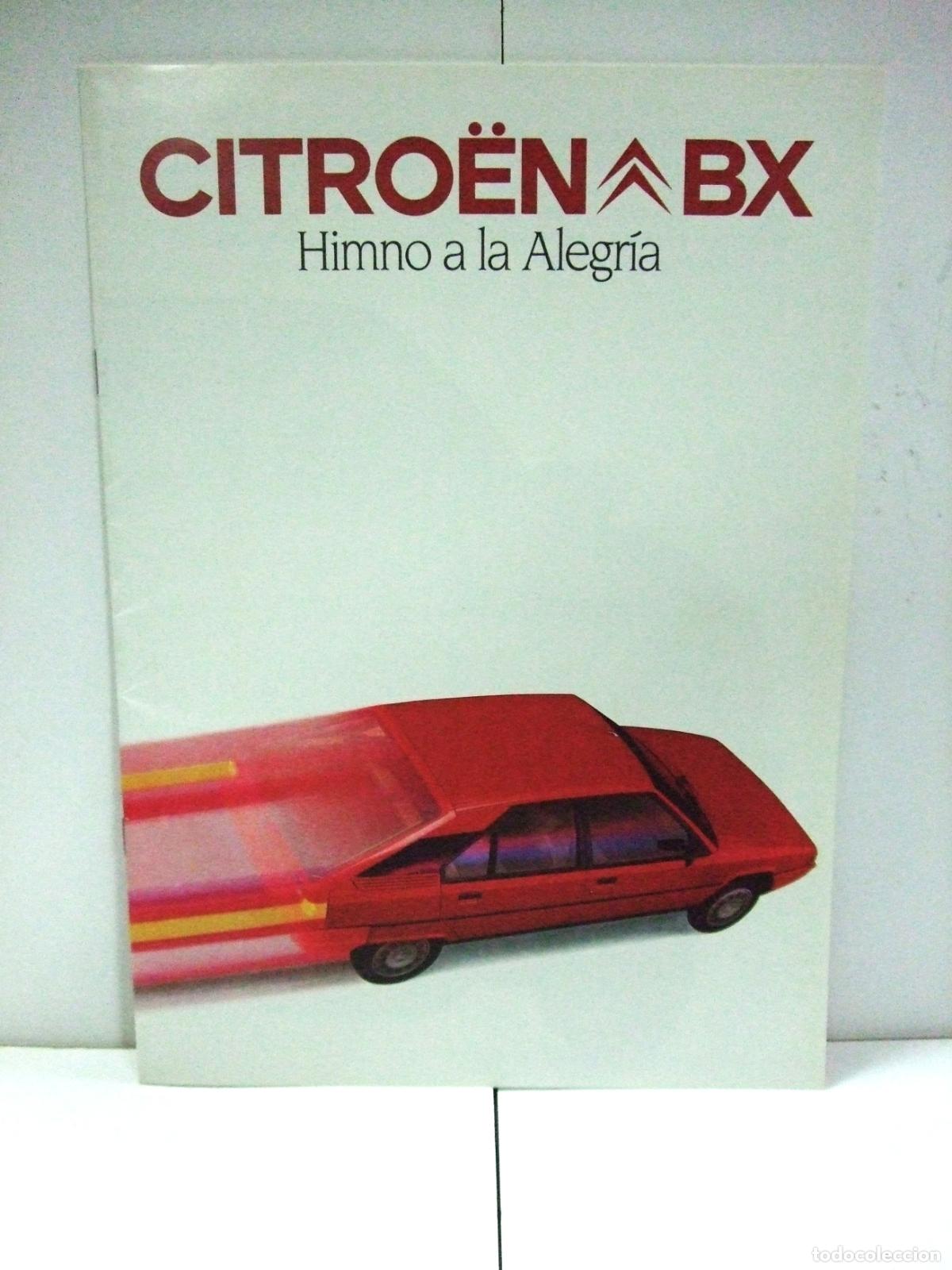 Autos und Motorr&auml;der: CITROEN BX 16 RS TRS FOLLETO PUBLICITARIO 1983 COCHE CATALOGO PROMOCIONAL PUBLICIDAD AUTOM&Oacute;VIL BX16